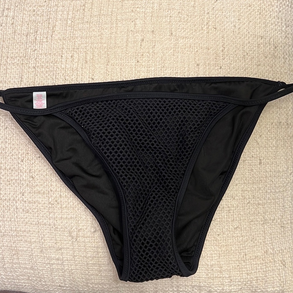 Victoria’s Secret black mesh swim bottom
